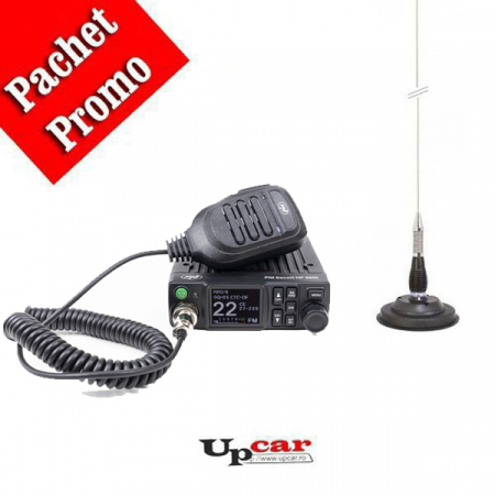 Statii radio auto CB - Pachet statie radio auto CB PNI Escort HP 8900 + Antena CB PNI ML100 lungime 100cm + Baza magnetica