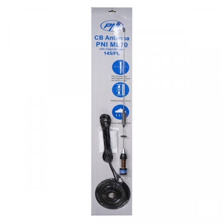 Pachet statie radio auto CB PNI Escort HP 8900 + Antena CB PNI ML70 lungime 70cm + Baza magnetica [8]