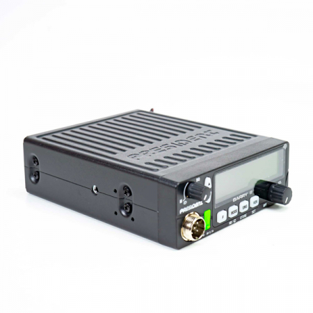 Pachet statie radio auto CB President BARRY II ASC AM/FM, Roger Beep, NB, ANL, Port USB, VOX, 12V/24V + Antena CB PNI S75 lungime 75cm + Baza magnetica [8]