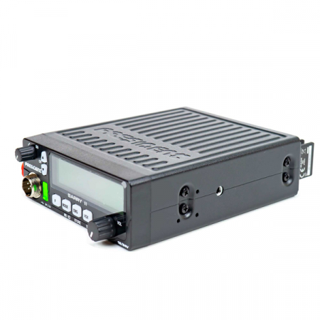 Pachet statie radio auto CB President BARRY II ASC AM/FM, Roger Beep, NB, ANL, Port USB, VOX, 12V/24V + Antena CB PNI S75 lungime 75cm + Baza magnetica [7]