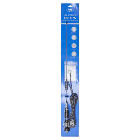 Pachet statie radio CB PNI ESCORT HP 6500 ASQ + Antena CB PNI S75 lungime 54 cm + montura fixa [6]