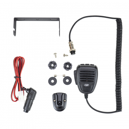 Pachet statie radio CB PNI Escort HP 9700 USB, ANC, ASQ, 12V / 24V, mufa de bricheta inclusa + Antena CB PNI Extra 45 lungime 45cm + Baza magnetica [5]