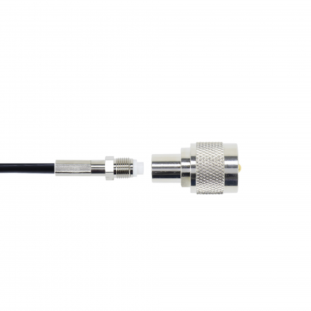 Pachet statie radio CB President BARRY II, 12V/24V + Antena CB President Iowa, lungime 102 cm cu montura + Cablu [7]