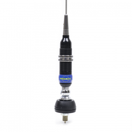 Pachet statie radio CB President BARRY II, 12V/24V + Antena CB President Maryland, lungime 155 cm cu montura prindere fixa + Cablu [4]