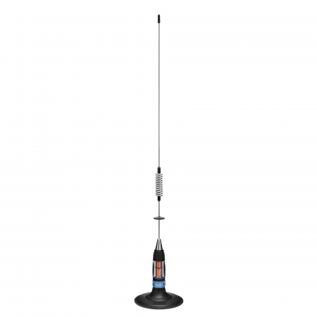 Pachet statie radio CB President BARRY II, 12V/24V + Antena CB President Missouri, lungime 72 cm + Baza magnetica [3]