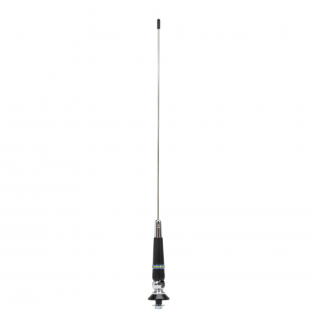 Pachet statie radio CB President Harry 3, 12V/24V + Antena CB President Carolina, lungime 43 cm + Montura fixa + Cablu [5]