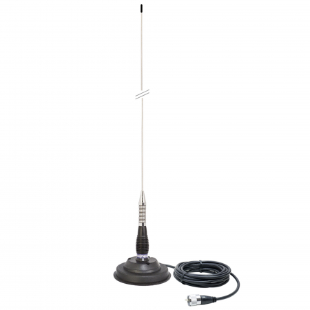 Pachet statie radio CB TTi TCB-550 EVO, 12V/24V +  Antena PNI ML100, lungime 110 cm + Baza magnetica - Copie [4]