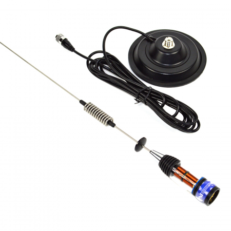 Pachet statie radio CB TTi TCB-550 EVO, 12V/24V +  Antena PNI ML70, lungime 70cm + Baza magnetica - Copie [2]