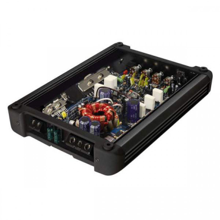 Pachet subwoofer auto Crunch DSX 8BP, 200W RMS +  Amplificator Crunch DSX-1750, 375W RMS, Mono + Kit cabluri amplificator 10mm2 [2]