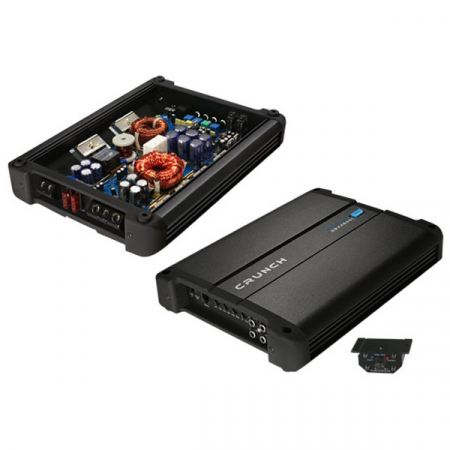 Pachet subwoofer auto Crunch DSX 8BP, 200W RMS + Amplificator Crunch DSX-4500, 250W RMS, 4 canale + Kit cabluri amplificator 10mm2 [1]