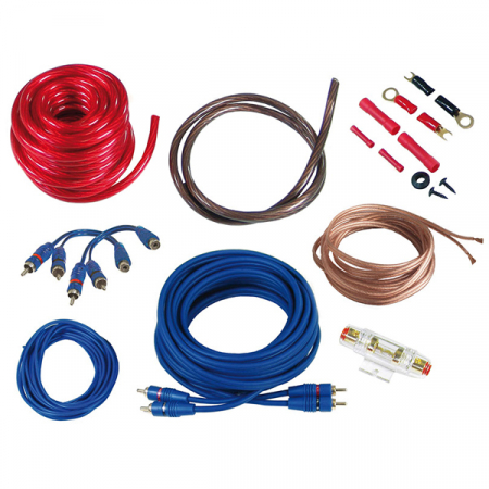 Pachet subwoofer auto ESX HXB300, 350W RMS + Amplificator auto ESX HXE 100.4, 4 canale + Kit cabluri amplificator 10mm [2]