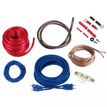 Pachet subwoofer auto ESX HXB300, 350W RMS + Amplificator auto ESX HXE 110.2, 2 canale + Kit cabluri amplificator 10mm [2]