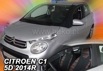 Paravant auto Heko pentru Citroen C1 / Toyota Aygo din 2014 - 2016 set 2/4 buc fata [1]