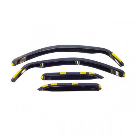 Accesorii auto - Paravant auto Heko pentru Dacia Logan sedan din 2004 - 2013 set 4 buc fata si spate