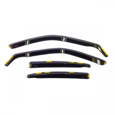 Accesorii auto - Paravant auto Heko pentru Fiat Panda din 2003 - 2012 set 4 buc fata si spate