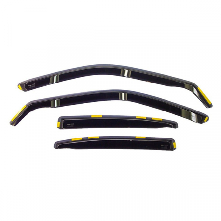 Accesorii auto - Paravant auto Heko pentru Fiat Punto din 1996 - 2016 set 4 buc fata si spate