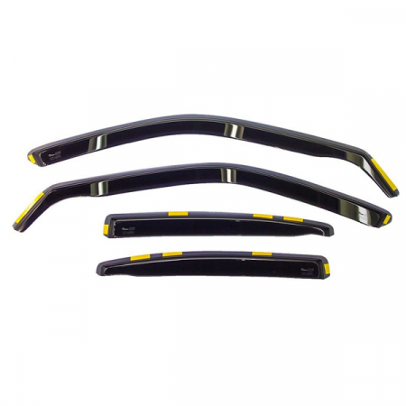 Accesorii auto - Paravant auto Heko pentru Hyundai Accent sedan din 1999 - 2006 set 4 buc fata si spate