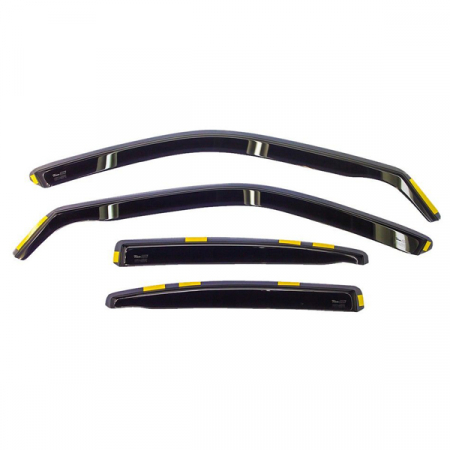 Accesorii auto - Paravant auto Heko pentru Hyundai Accent sedan din 2006 - set 4 buc fata si spate