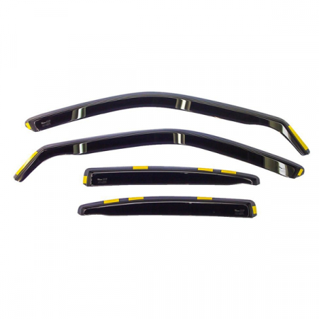 Accesorii auto - Paravant auto Heko pentru Kia Rio din 2000 - 2005 set 4 buc fata si spate