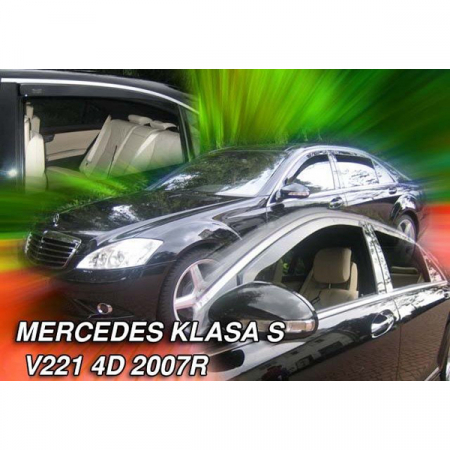 Paravant auto Heko pentru Mercedes Clasa S W221 lung din 2007 - 2013 set 4 buc fata si spate [1]