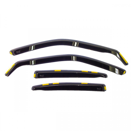 Accesorii auto - Paravant auto Heko pentru Peugeot 207 din 2006 - 2014 set 4 buc fata si spate