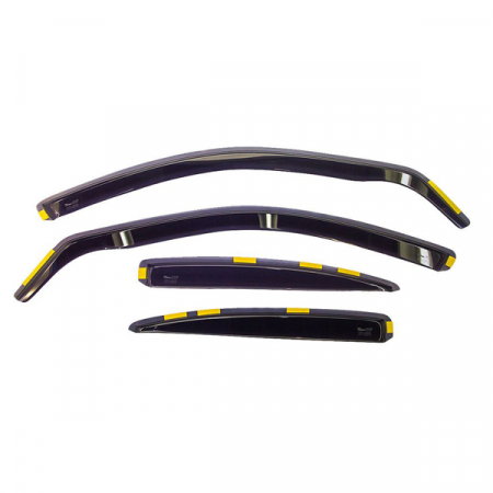Accesorii auto - Paravant auto Heko pentru Renault Fluence din 2010 - set 4 buc fata si spate