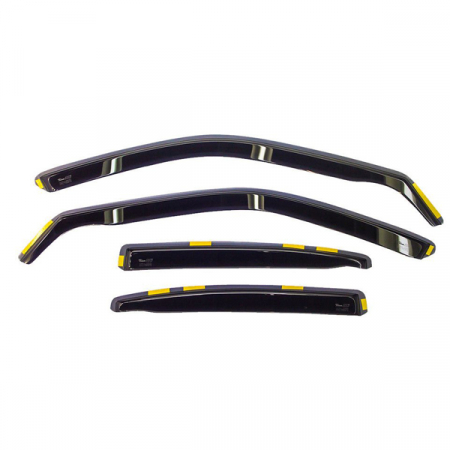Accesorii auto - Paravant auto Heko pentru Skoda Fabia din 2007 - 2014 set 4 buc fata si spate