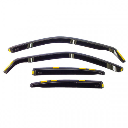 Accesorii auto - Paravant auto Heko pentru Smart Forfour din 2004 - set 4 buc fata si spate