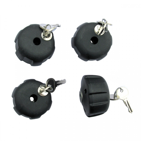 Set de 4 incuietoare Peruzzo P365/4, antifurt pentru suport de bicicleta [1]