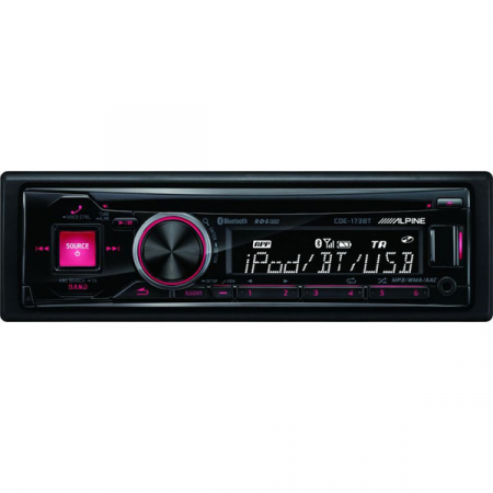 Player auto Alpine CDE-173BT, 4x50W, CD, FM, USB, AUX, Bluetooth, IPod/IPhone [2]
