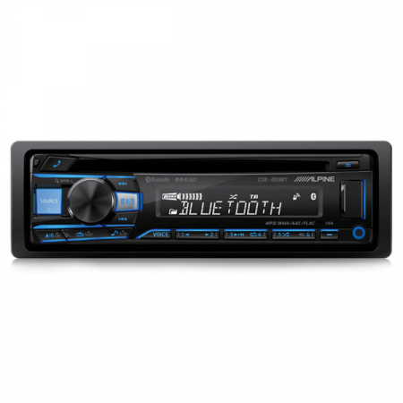 Player auto Alpine CDE-203BT, 4x50W, FM, CD, USB, Bluetooth,  Aux, iPod/iPhone, Android [2]