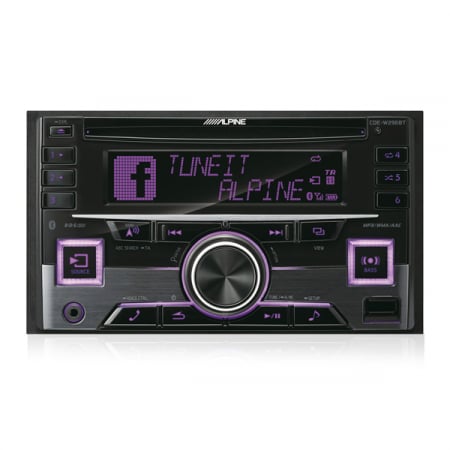 Player auto Alpine CDE-W296BT, 4x50W, CD, FM, USB, Aux, IPod/IPhone, Android [1]