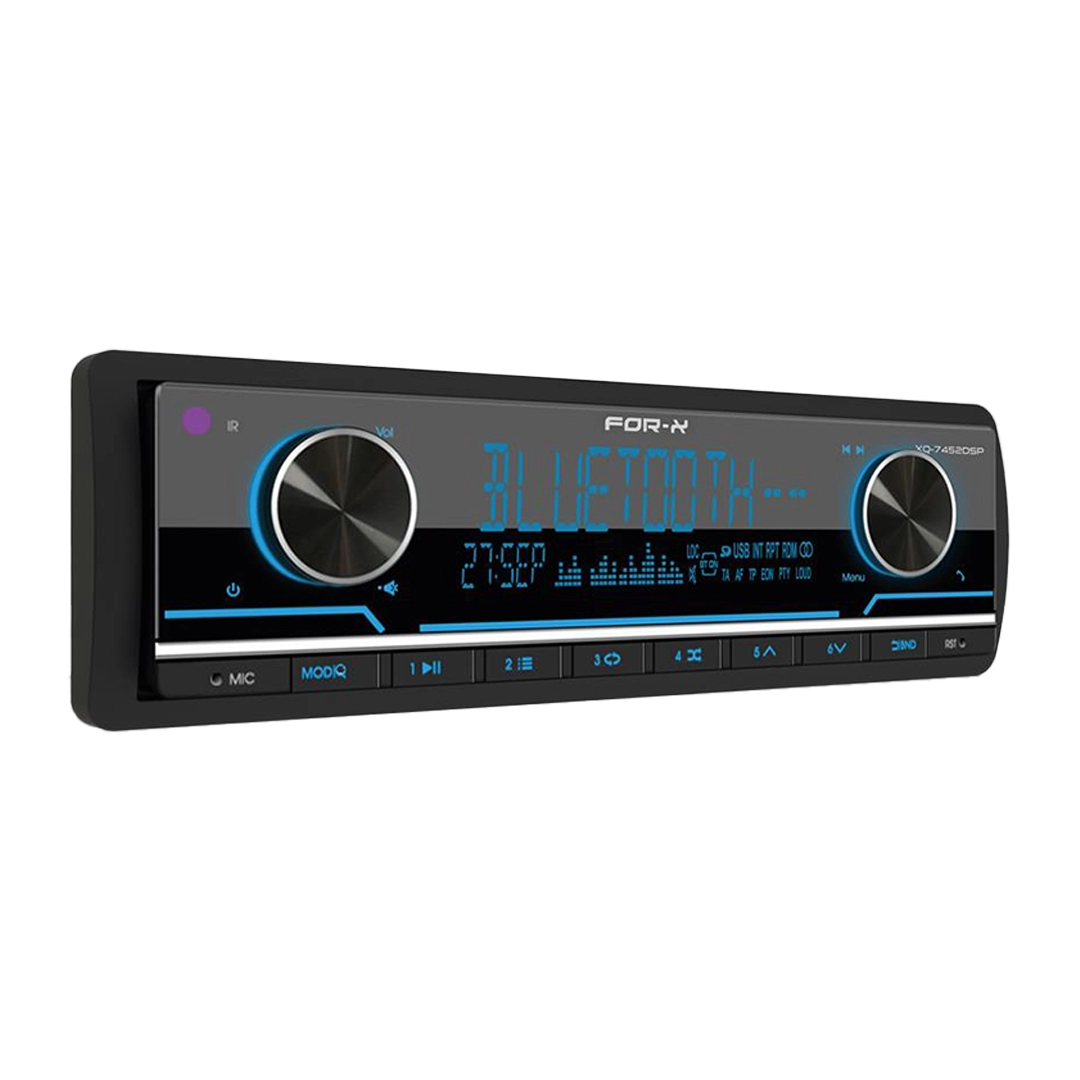 Radio, CD, DVD player auto - Player auto ForX XQ-7452DSP, 1 DIN, 4x100W, Bluetooth 5.0, USB, Aux, DSP