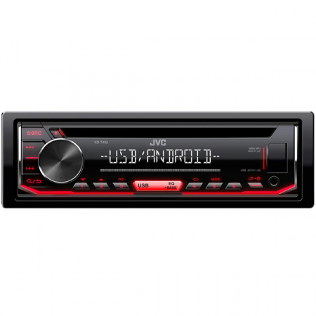 Player auto JVC KDT402BT, 4x50W, CD, FM, USB, Aux, Android [1]