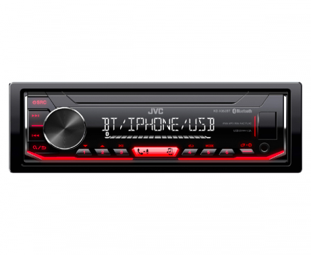Player auto JVC KDX352BT, 4x50W, FM, USB, Aux, Bluetooth, IPod/IPhone, Android [1]