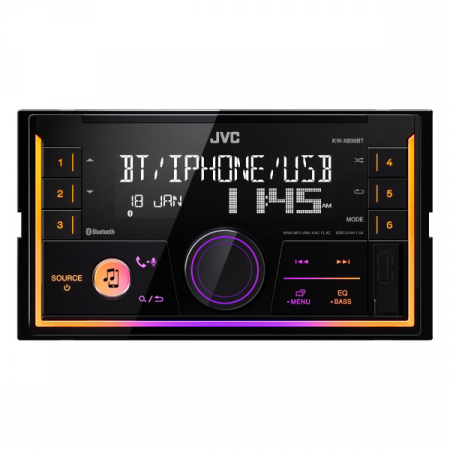 Player auto JVC KWX830BT, 4X50W, FM, USB, Aux, Bluetooth, iPod/iPhone, Android [2]