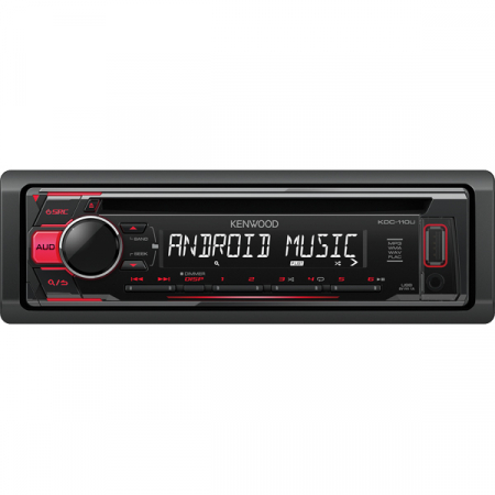 Player auto Kenwood KDC-110UR, 4x50W, CD, FM, USB, Aux, IPhone/IPod, Android [1]