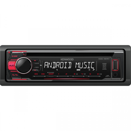 Player auto Kenwood KDC-151RY, 4x50W, CD, FM, USB, Aux, Android [2]