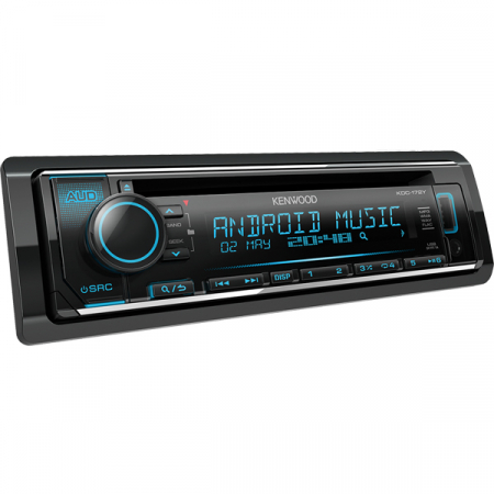 Subwoofere & boxe auto - Player auto Kenwood KDC-172Y, 4x50W, FM, USB, CD, Ipod/Iphone, Aux, panou frontal detasabil