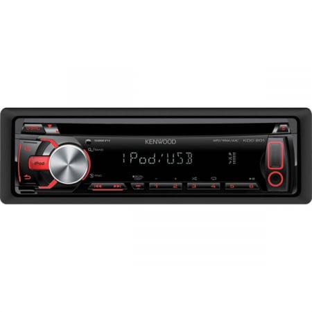 Player auto Kenwood KDC-201, 4x50W, CD, FM, USB, Aux, IPod/IPhone [1]