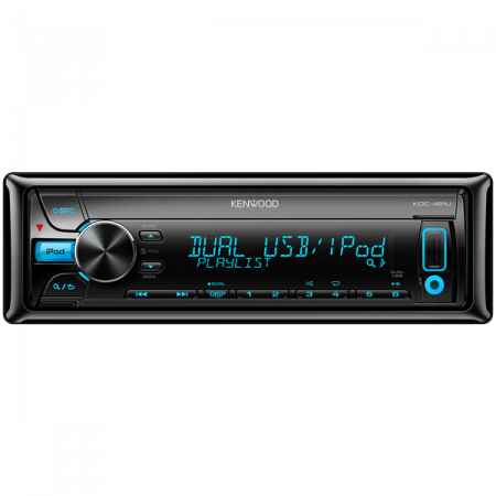 Player auto Kenwood KDC-461U, 4x50W, CD, FM, USB, Aux, IPod/IPhone [1]