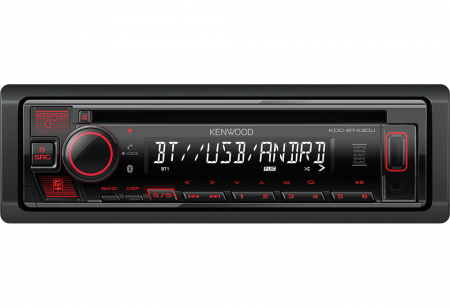 Player auto Kenwood KDC-BT430U, 4x50W, CD, FM, USB, Aux, Bluetooth, Android, iPhone/iPod [1]