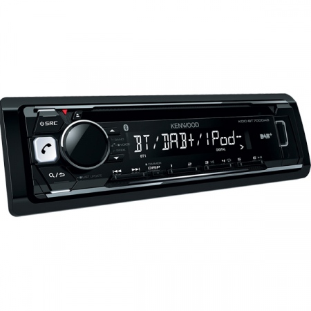 Radio, CD, DVD player auto - Player auto Kenwood KDC-BT700DAB, 4x50W, CD, FM, USB, Aux, Bluetooth, IPhone/IPod, Android
