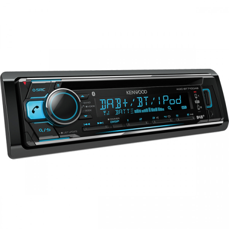 Subwoofere & boxe auto - Player auto Kenwood KDC-BT710DAB, 4x50W, CD, FM, USB, Aux, Bluetooth, IPod/IPhone, Android