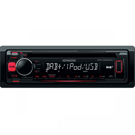 Player auto Kenwood KDC-DAB400U, 4x50W, CD, FM, USB, Aux, IPhone/IPod, Android [1]
