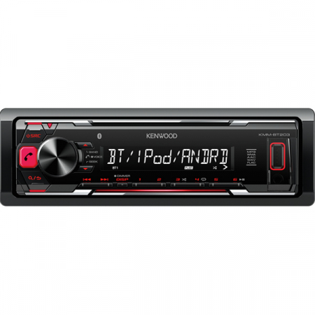 Player auto Kenwood KMM-BT203, 4x50W, FM, USB, Aux, Bluetooth, IPhone/IPod, Android [2]