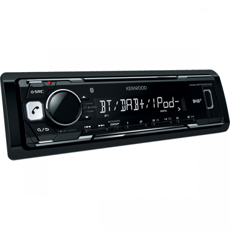 Subwoofere & boxe auto - Player auto Kenwood KMM-BT502DAB, 4x50W, FM, USB, Aux, Bluetooth, IPhone/IPod, Android