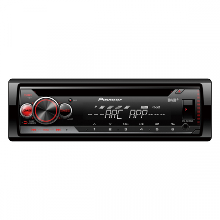 Player auto Pioneer DEH-S410DAB, 4x50W, CD, FM, USB, Aux, iPhone/iPod, Android, DAB+ [1]