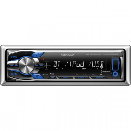 Player marin Kenwood KMR-308BTE, 4x50W, FM, USB, Aux, Bluetooth, IPod/IPhone [1]
