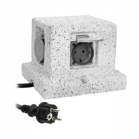 Prelungitor de gradina ORNO OR-AE-13186(GS), 4 prize 2P+E schuko, cablu H07RN-F 3x1.5mm², 3m [2]
